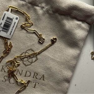 Kendra Scott Gold Paperclip Chain Necklace